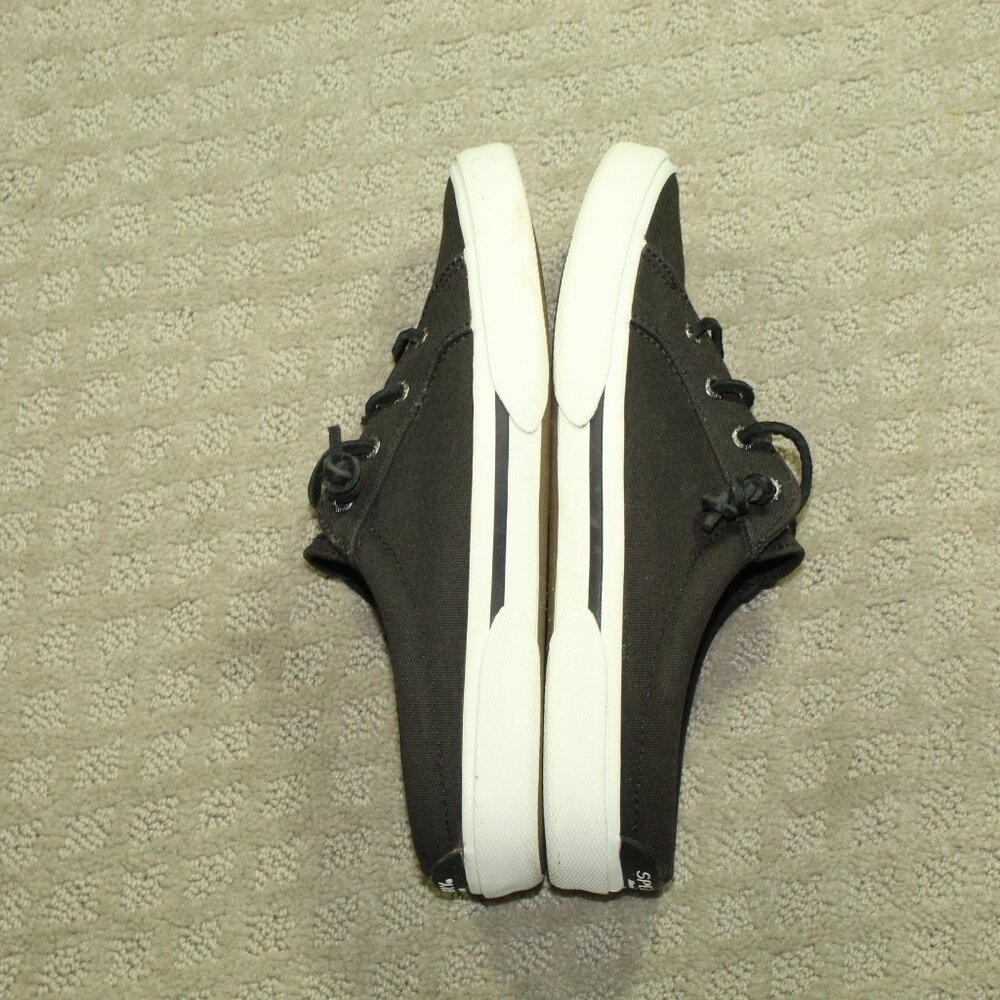Sperry Size 8 Black Canvas Mule Sneakers - Picture 3 of 7